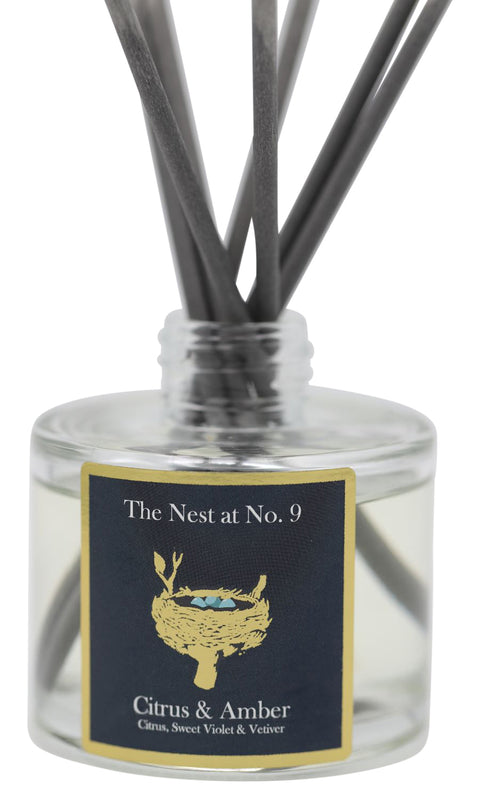 The Nest At No 9 Citrus & Amber Scented Diffuser