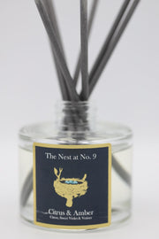 The Nest At No 9 Citrus & Amber Scented Diffuser