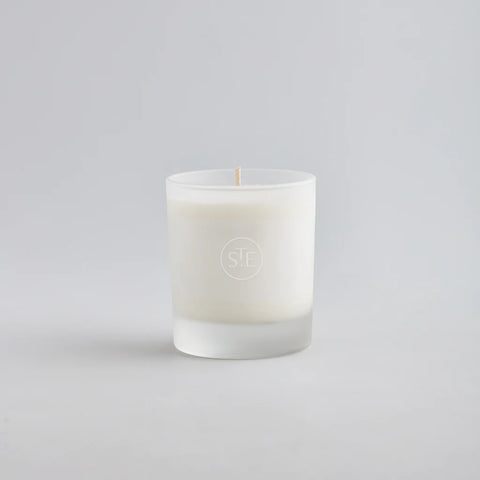 Glass Candle Lamorna Bay & Rosemary