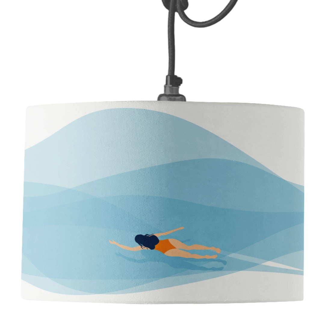 Swimming in the Deep Lamp Shade: Medium | 30cm / Lamp (Table or Floor)