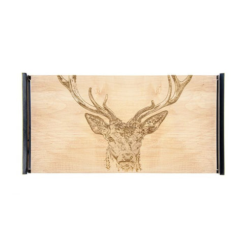 LARGE SYCAMORE TRAY - STAG PRINCE