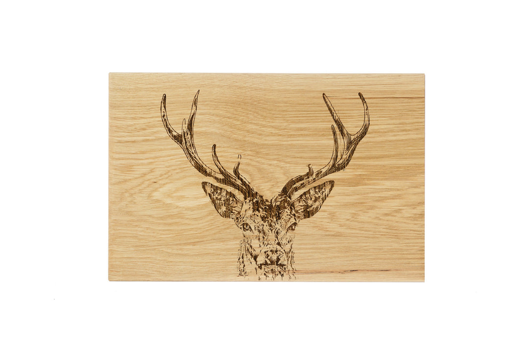 Stag Prince Oak Serving Board 30cm