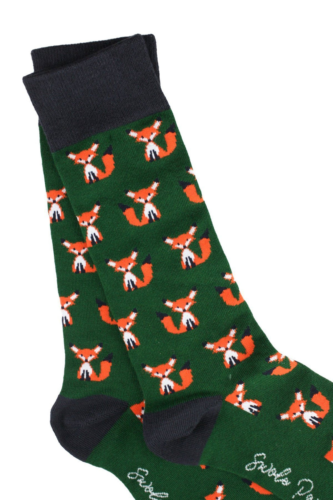 Swole Panda Mr Fox Bamboo Socks UK 7-11 (US 8-12 / EU 40-47)